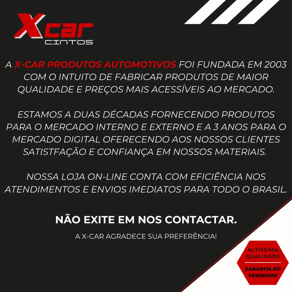 Mensagem institucional X-CAR